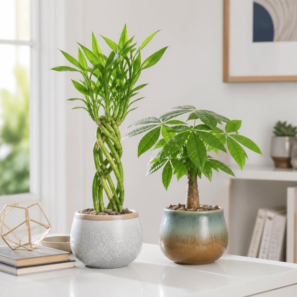 Lucky bamboo & money trees